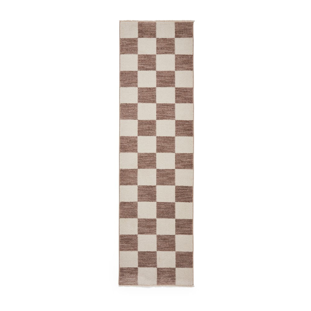 Barna futószőnyeg 60x230 cm Baltimore – Think Rugs