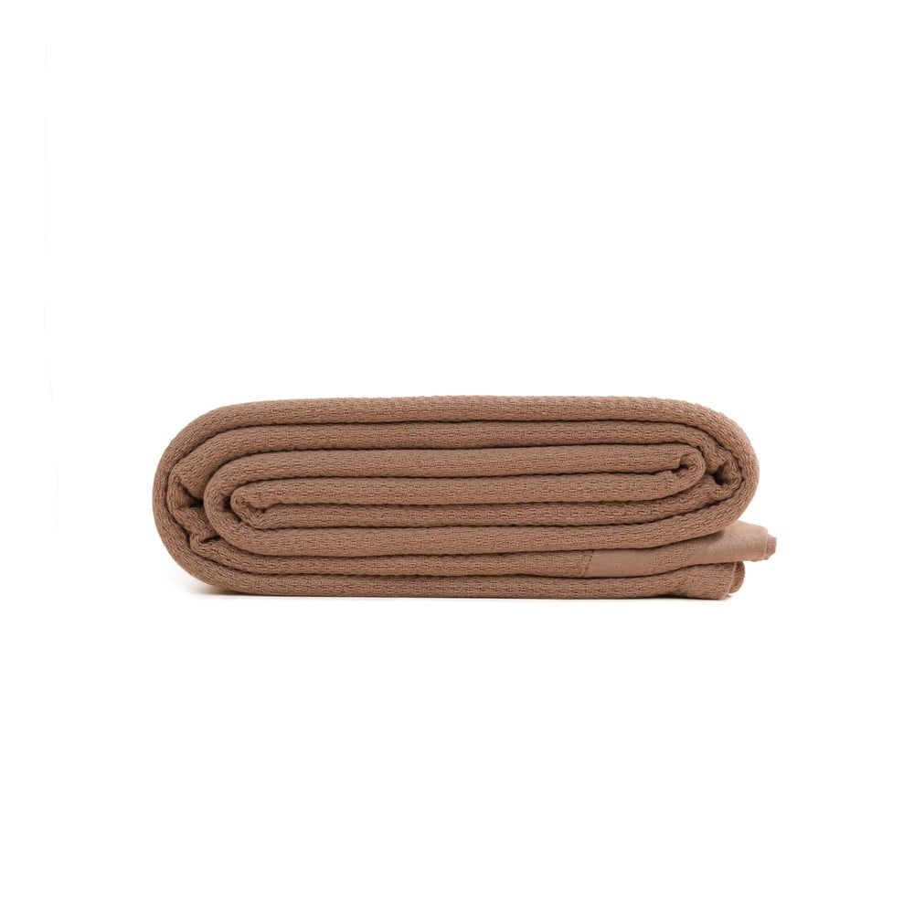 Bézs pamut ágytakaró franciaágyra 160x220 cm Hasir - Mijolnir