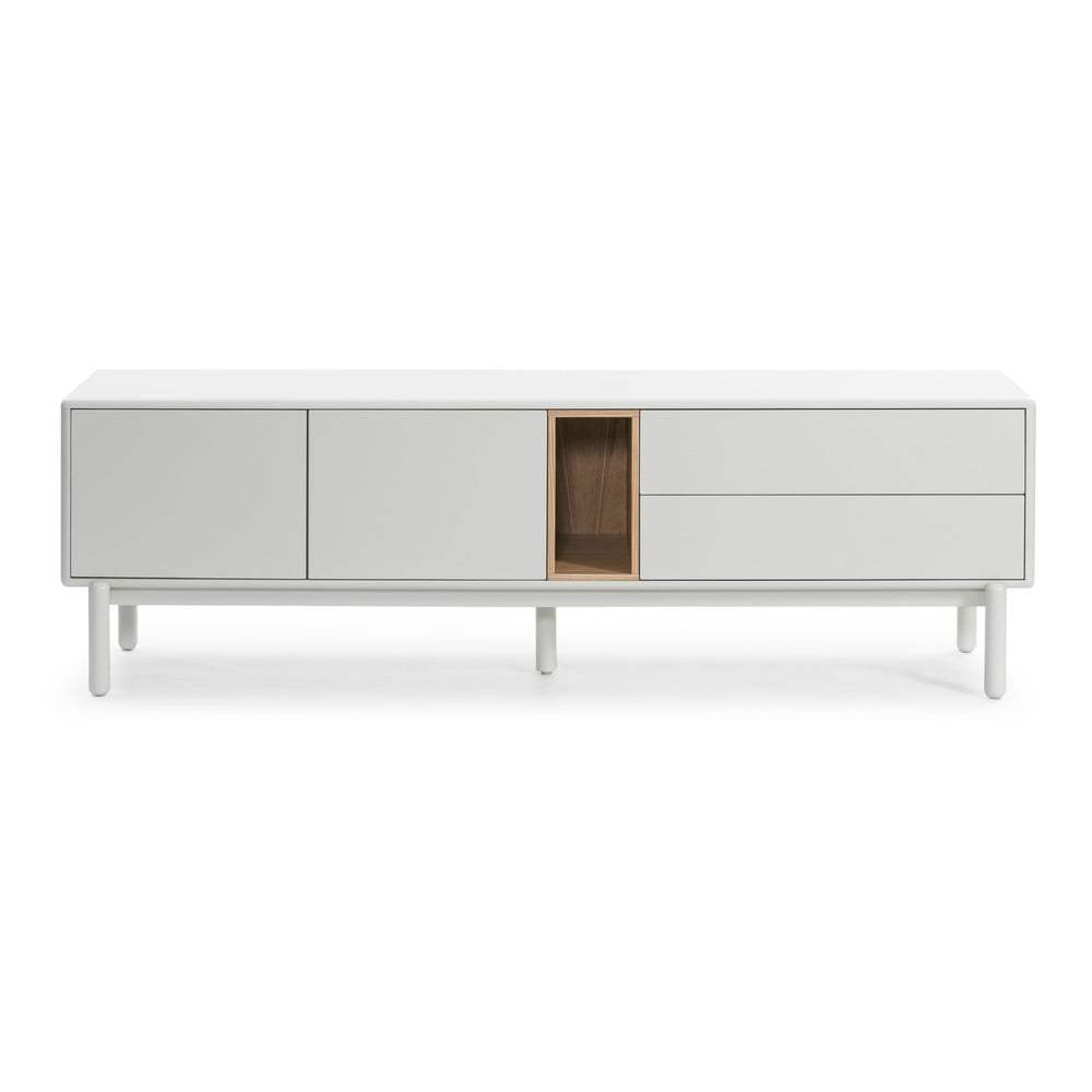 Fehér TV-állvány 180x56x40 cm Corvo – Teulat