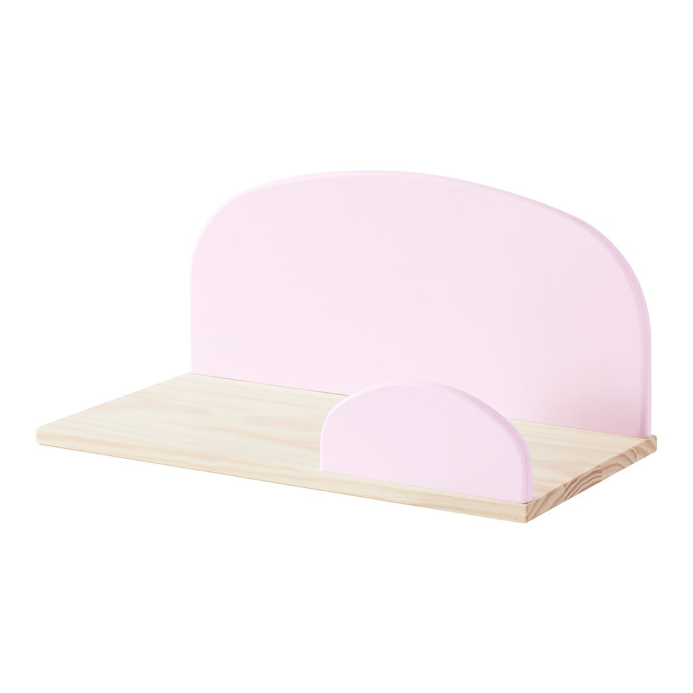 Kiddy kisméretű rózsaszín fali polc - Vipack