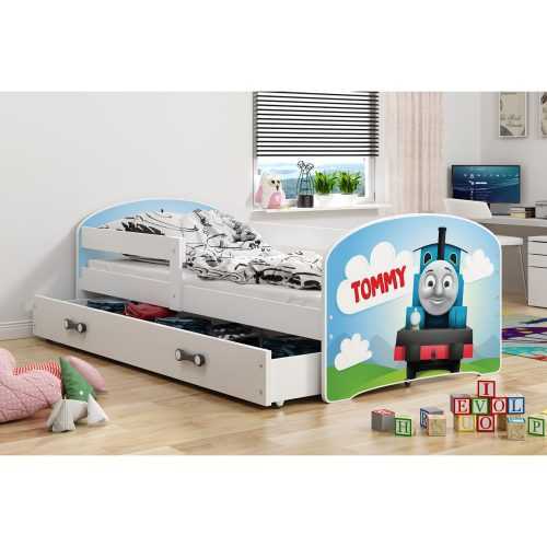 Gyerekágy LUKI 1 160x80 cm Fehér Tommy BMS