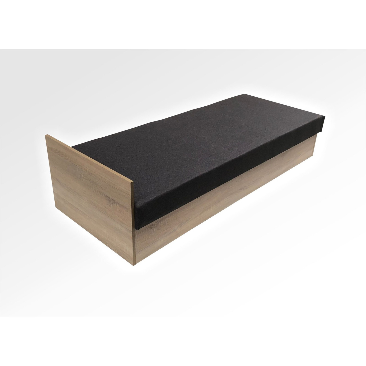 Ágy Gold B80 - 80x200 cm Barna Sonoma tölgy Graja