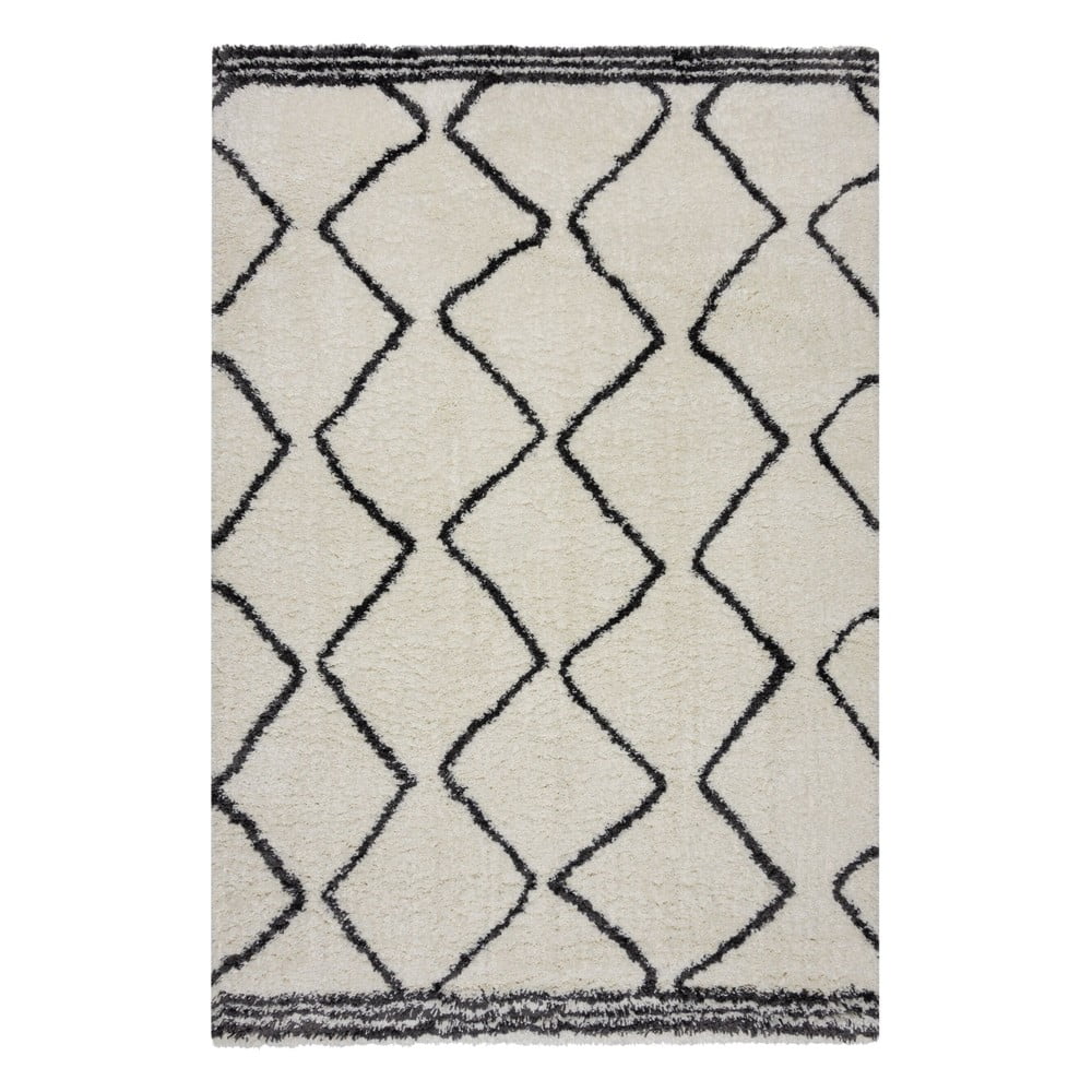 Fehér szőnyeg 160x230 cm Riad Berber – Flair Rugs