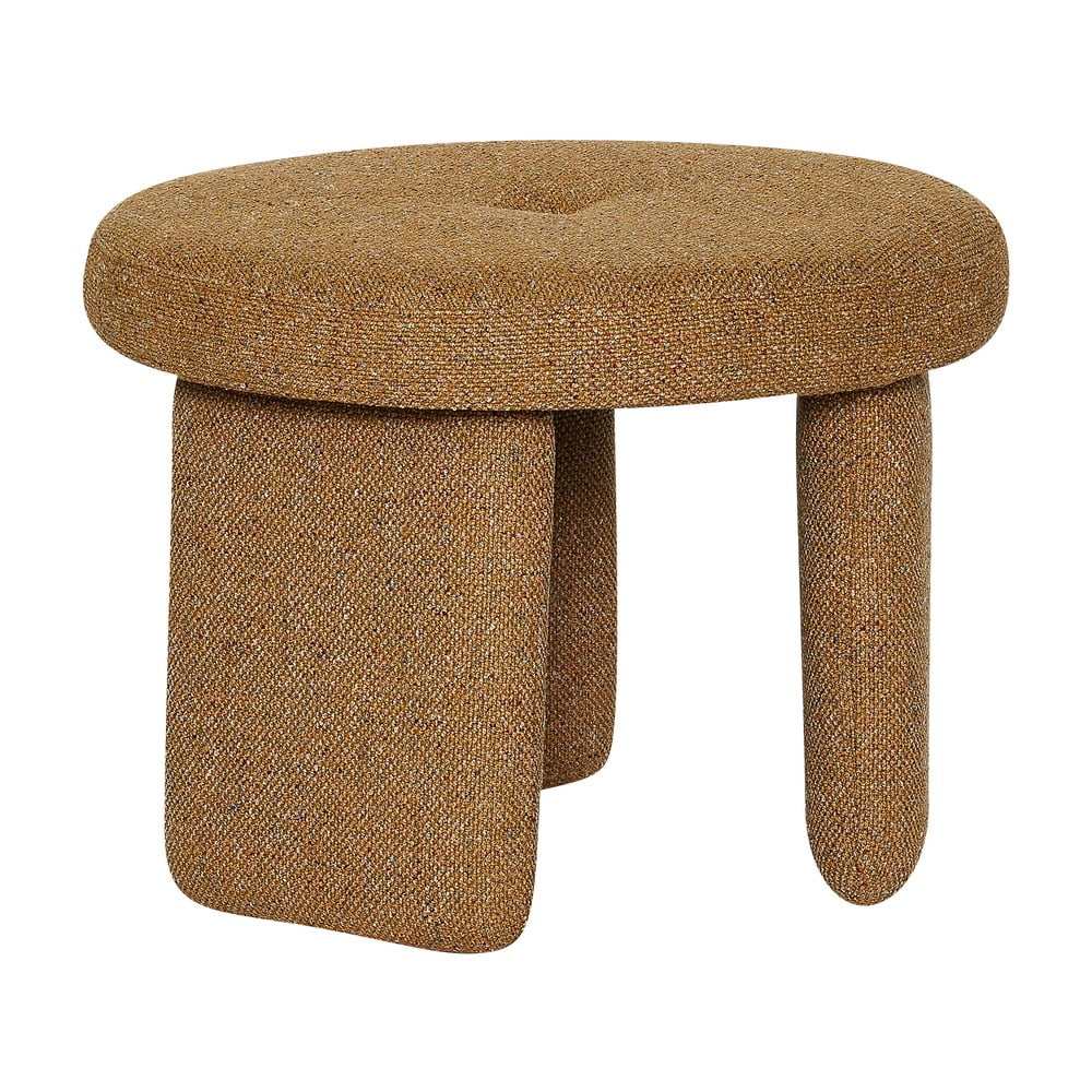 Mustársárga puff Rocco – Hübsch