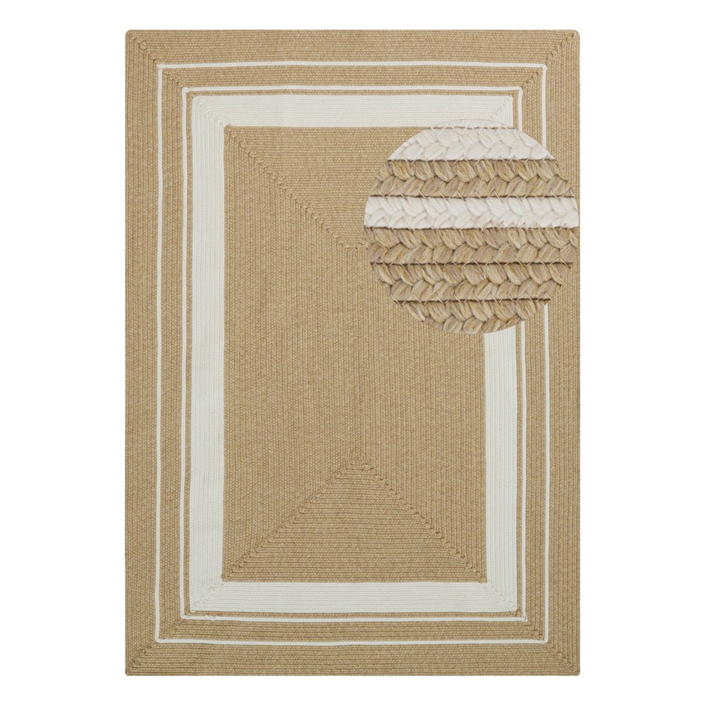 Természetes színű kültéri szőnyeg 230x160 cm - NORTHRUGS