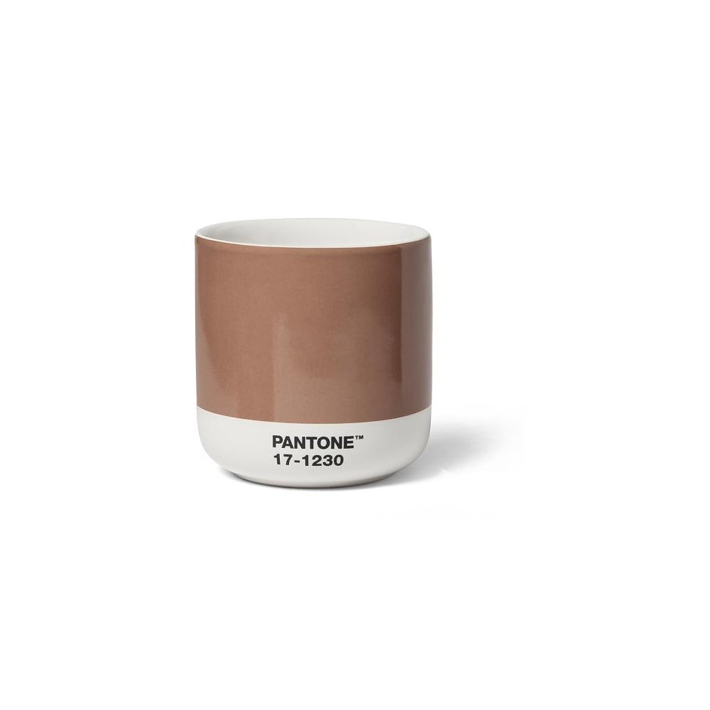 Világosbarna kerámia bögre 175 ml Cortado Mocha Mousse 17-1230 – Pantone