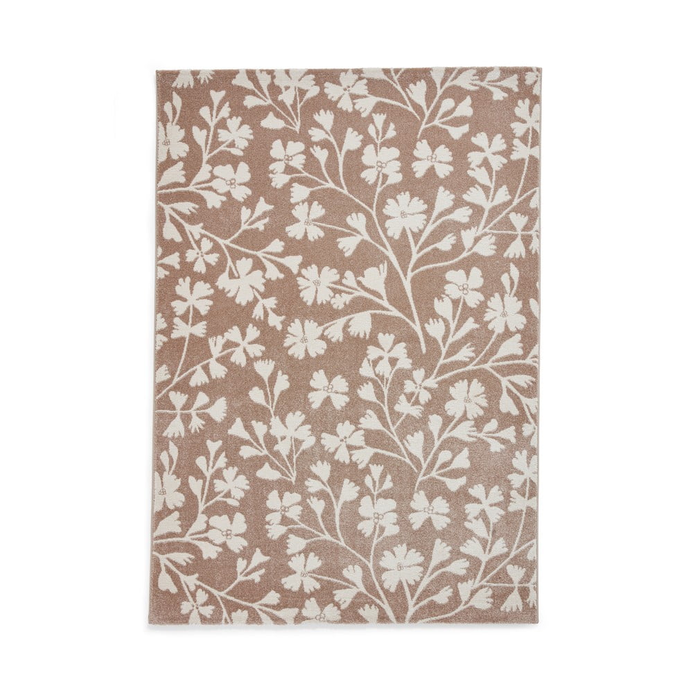 Világosbarna szőnyeg 120x170 cm Grace Floral – Catherine Lansfield