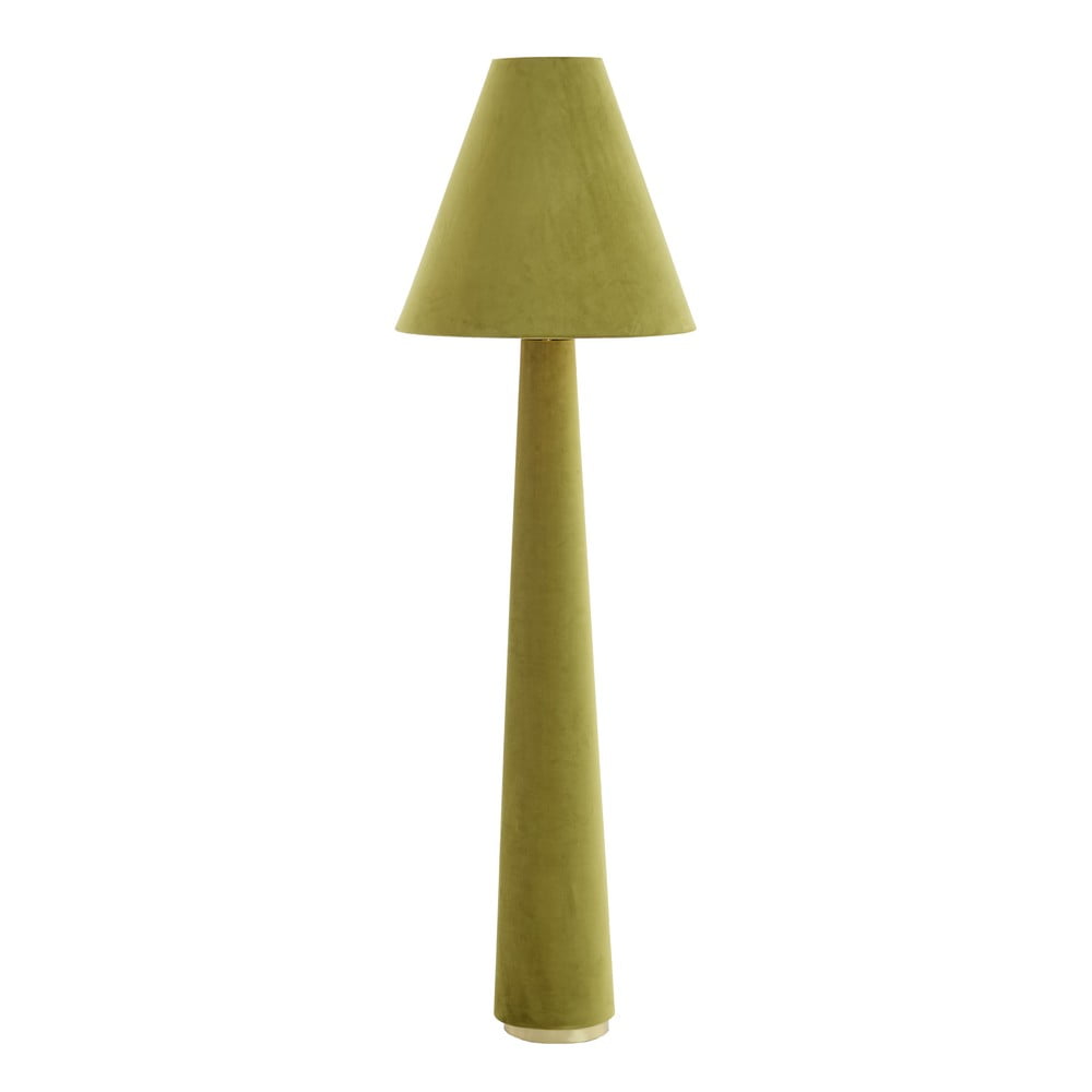 Zöld állólámpa textil búrával (magasság 168 cm) Devia – Light & Living