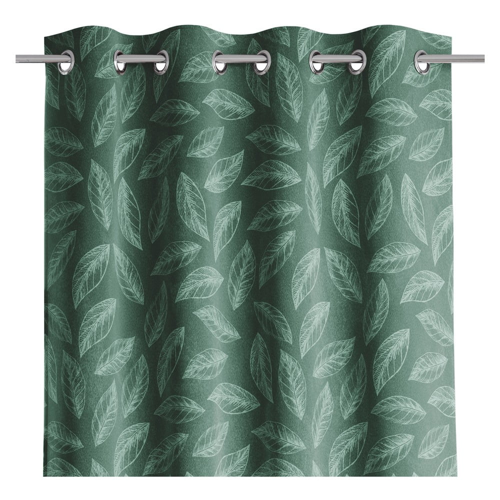 Zöld bársony függöny 140x250 cm Calm – Restilo