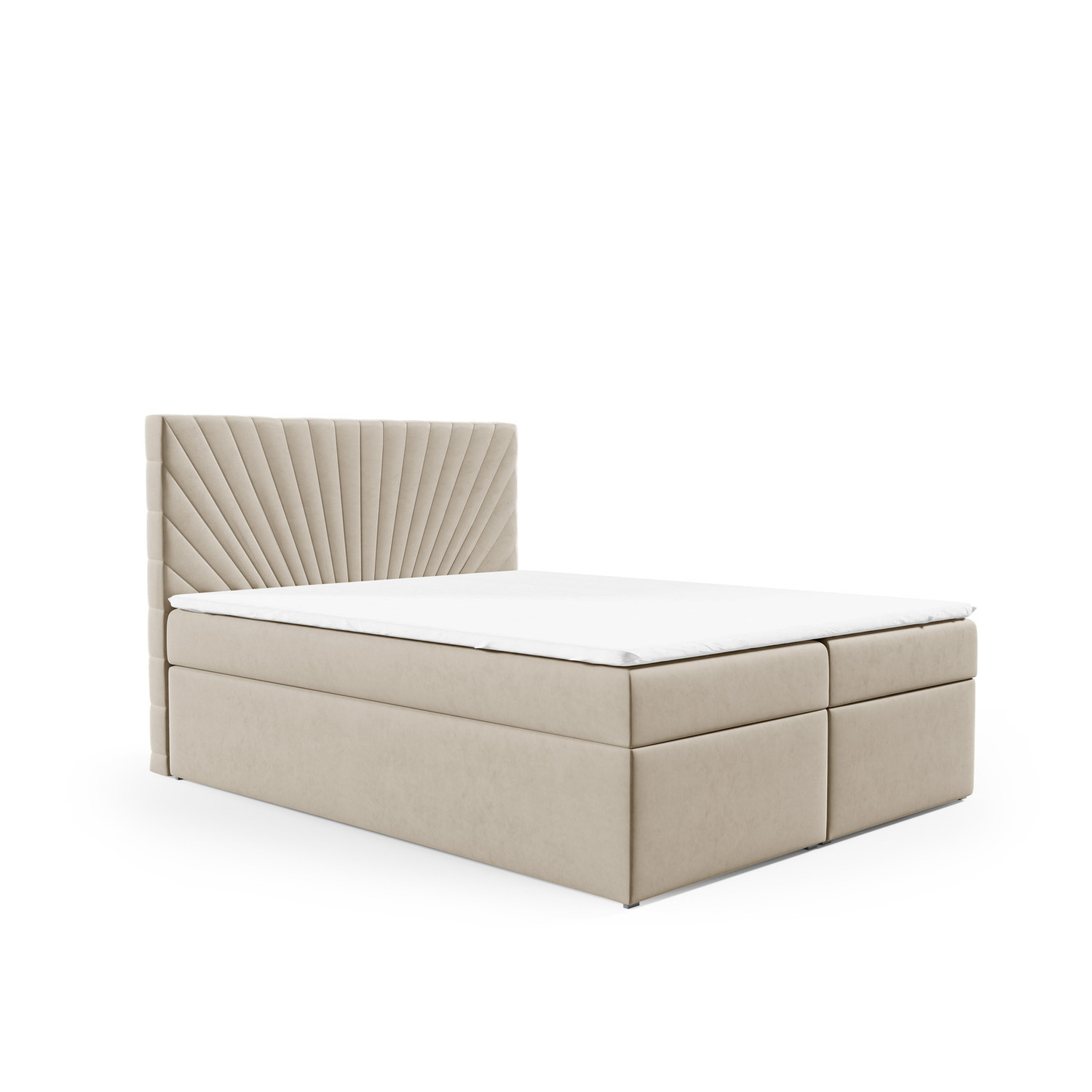 Ágy 71 180x200 cm tárolóhellyel Bézs I SG butor