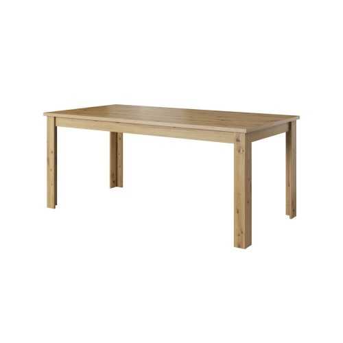 Lugo étkezőasztal 180x90 - kézműves tölgy/fekete ID NÁBYTEK