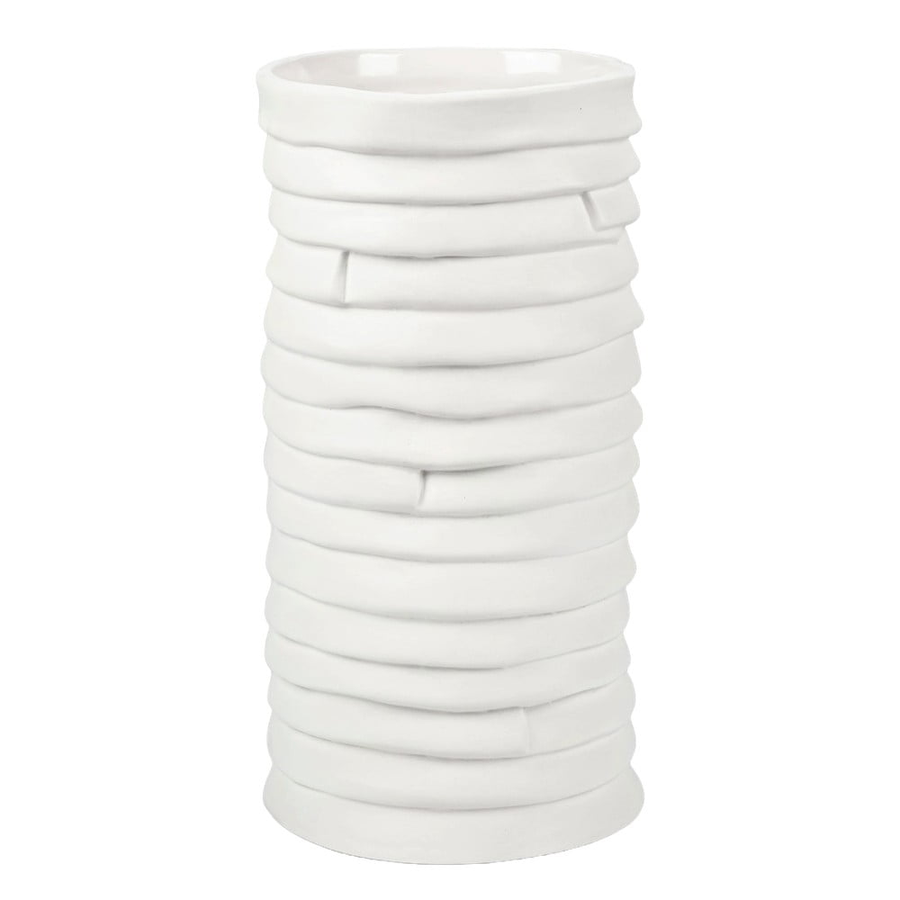 Fehér kézzel készített porcelán váza Ribbon – Mette Ditmer Denmark
