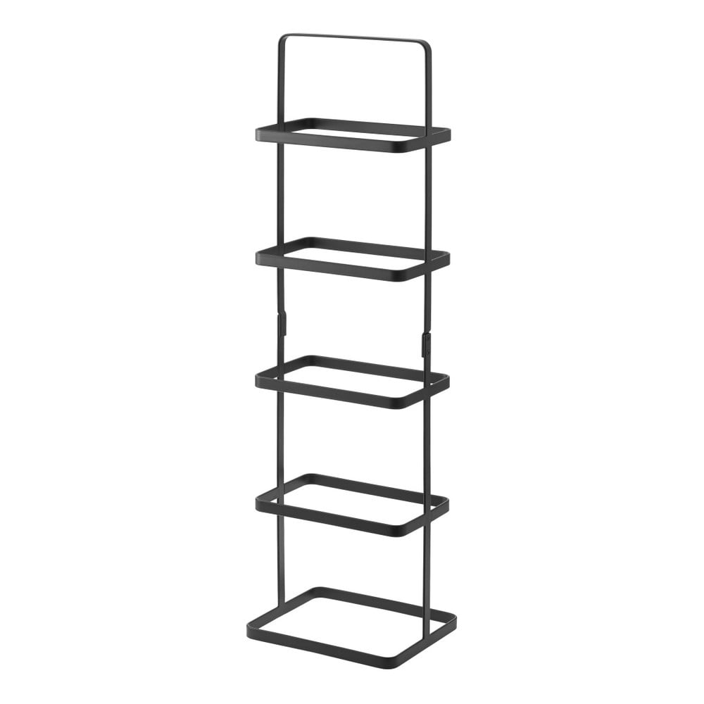Fekete fém cipőtartó állvány Tower Shoe Rack – YAMAZAKI