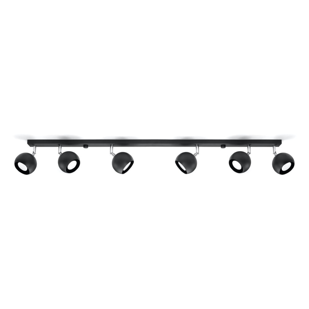 Fekete spotlámpa 10x118 cm Ollo – Nice Lamps
