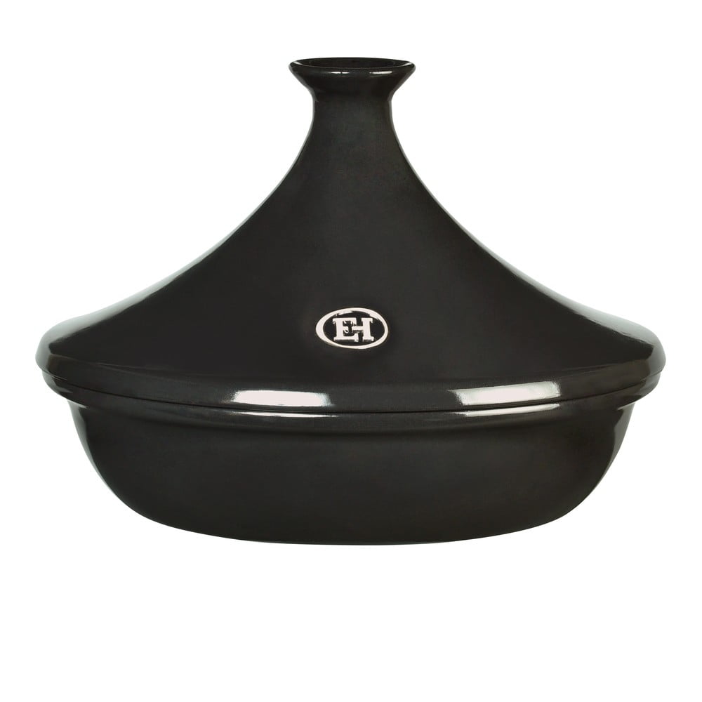 Flame fekete tajine edény