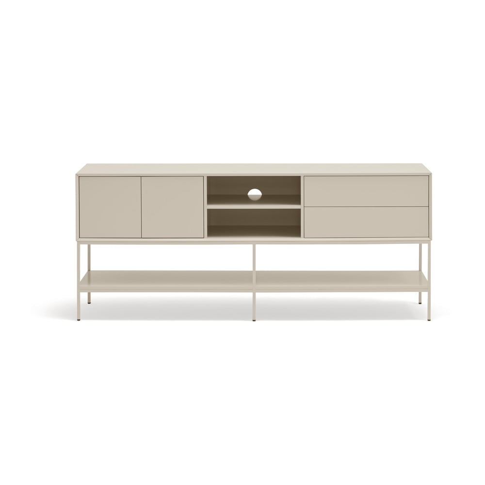 Krémszínű TV-állvány 175x74x45 cm Platt – Teulat