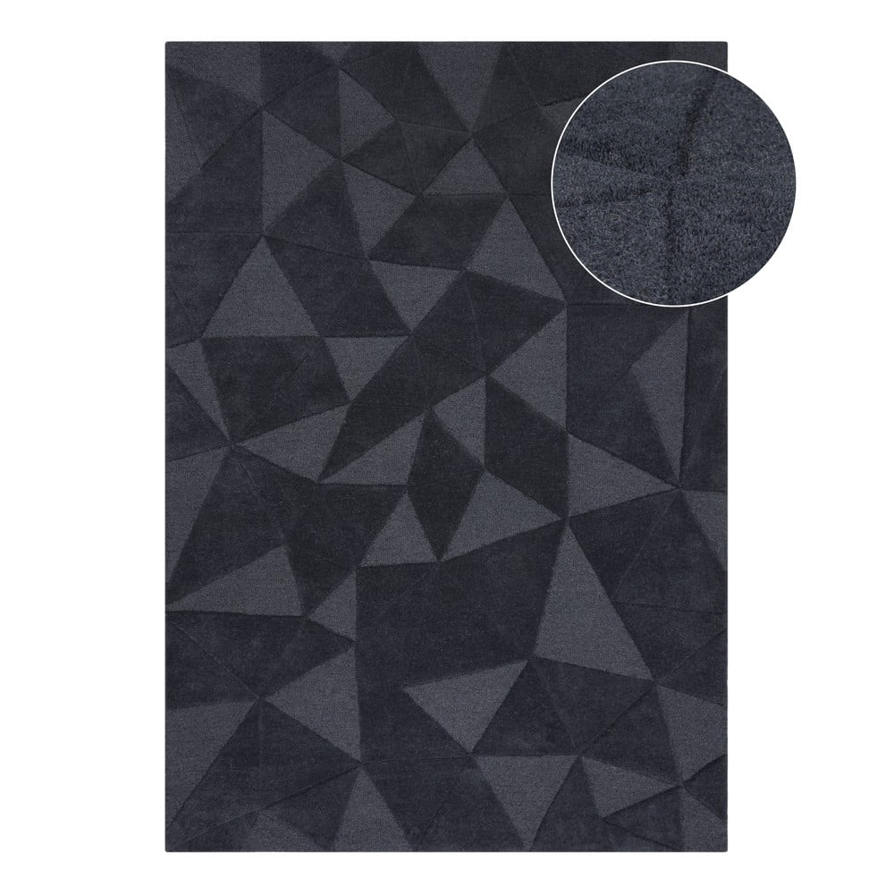 Szürke gyapjú szőnyeg 230x160 cm Shard - Flair Rugs