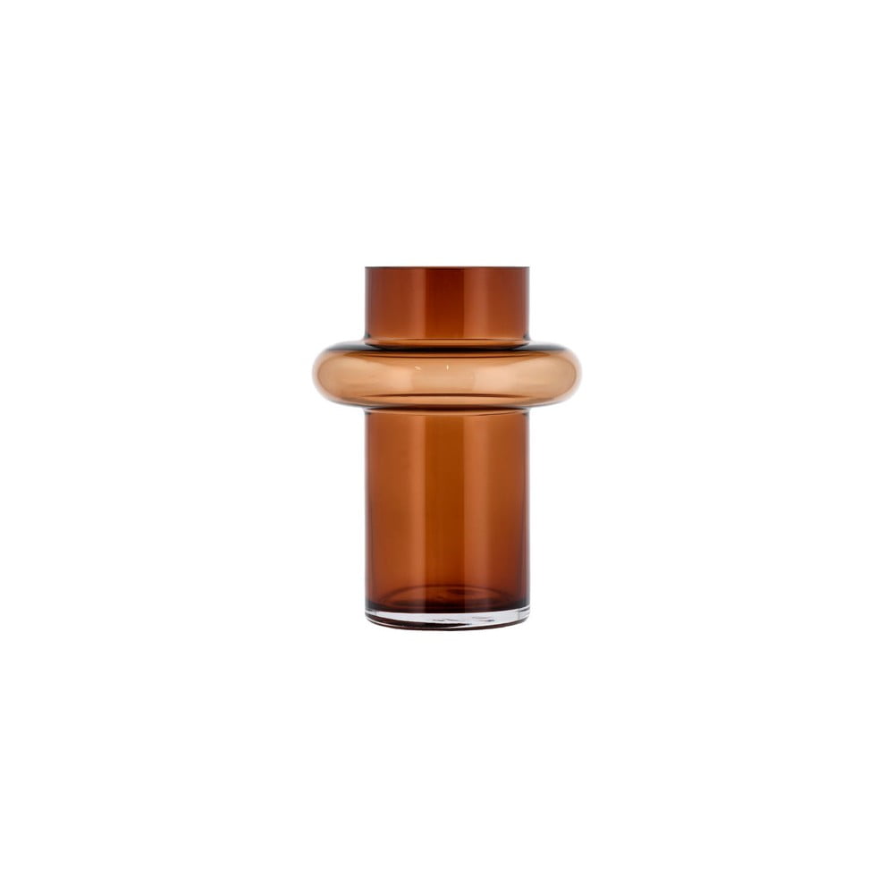Tube narancssárga üveg váza