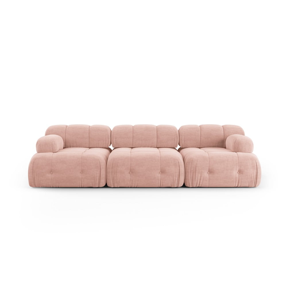 Világos rózsaszín kanapé 288 cm Ferento – Cosmopolitan Design