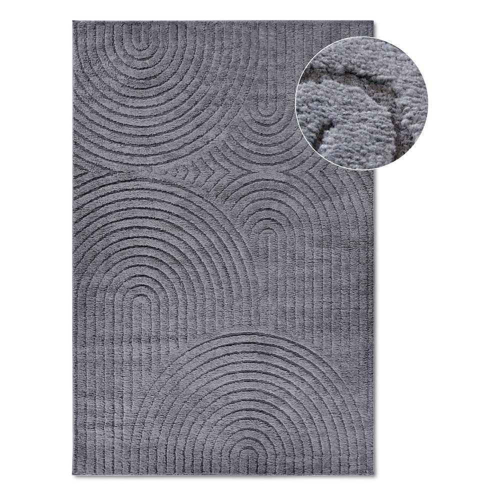 Antracitszürke szőnyeg 80x120 cm Panglao New York Anthracite – Elle Decoration