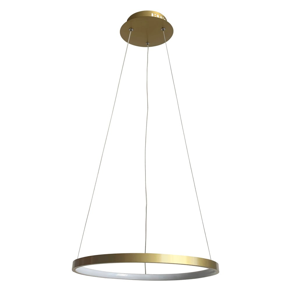 Aranyszínű LED függőlámpa ø 40 cm Lune – Candellux Lighting