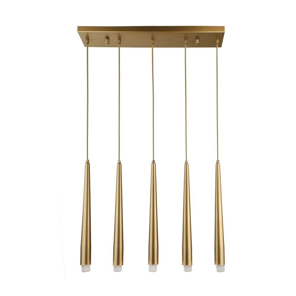 Aranyszínű függőlámpa Agusta – Squid Lighting