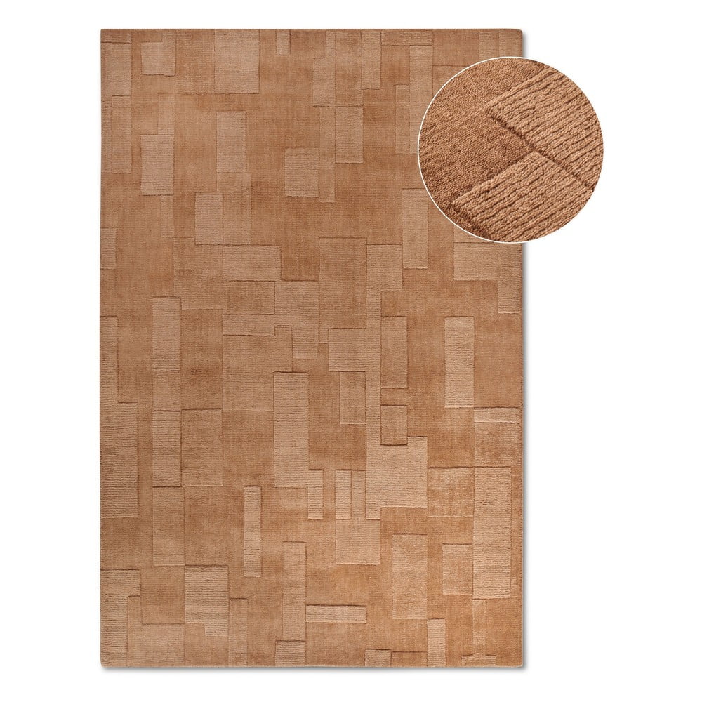Barna kézi szövésű gyapjú szőnyeg 190x280 cm Wilhelmine – Villeroy&Boch