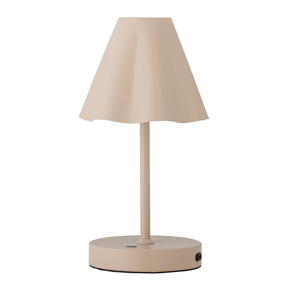 Bézs LED dimmelhető asztali lámpa fém búrával (magasság 28 cm) Lianna – Bloomingville