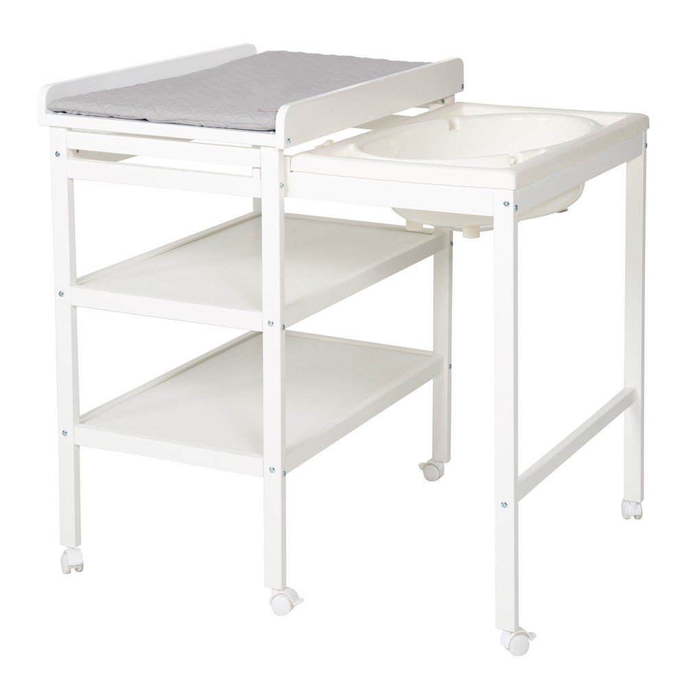 Fehér pelenkázó feltét Style grau  – Roba