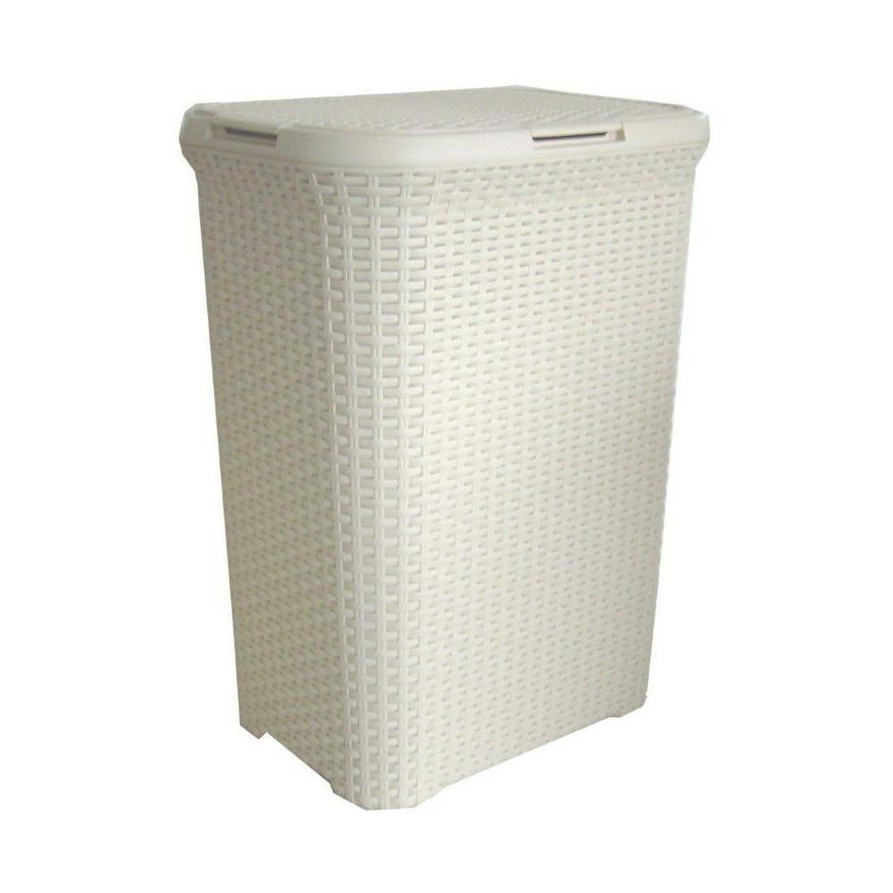 Krémszínű műanyag szennyeskosár 40 l Style – Curver