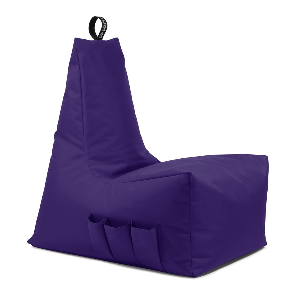 Lila babzsákfotel Icy Gamer XL – So Soft?