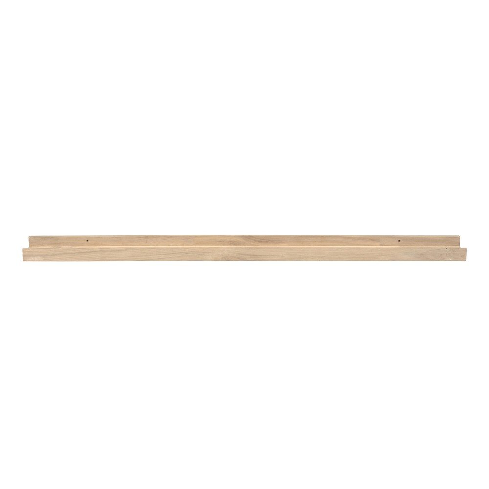 Natúr színű tölgyfa fali polc képekhez 100 cm Photoframe – vtwonen