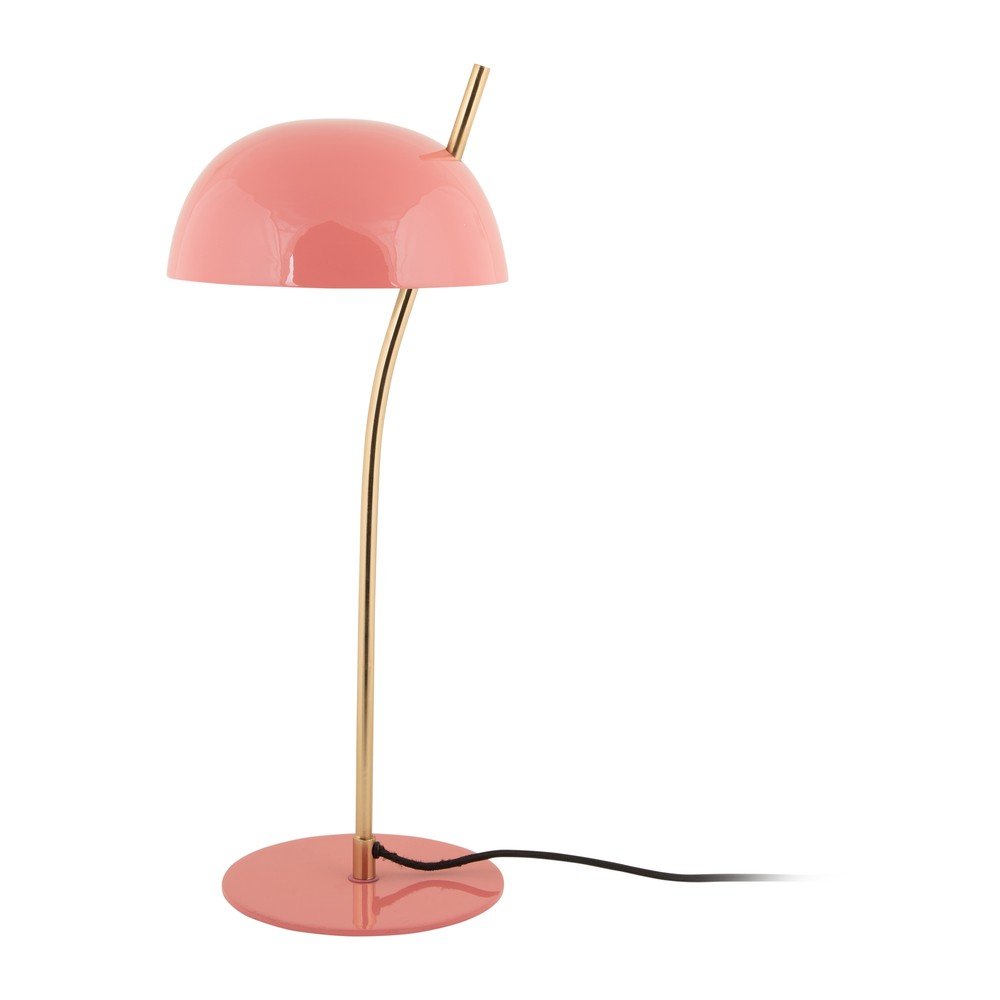 Rózsaszín asztali lámpa fém búrával (magasság 55 cm) Vivo – Leitmotiv