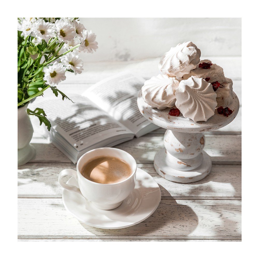 Üveg kép 30x30 cm Meringue – Styler