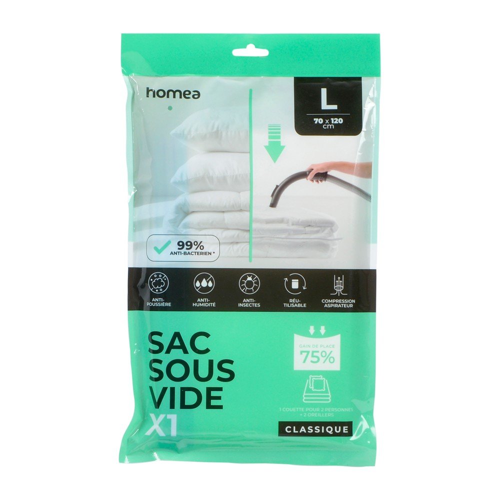 Vákuumzsák Antibacterial – Homéa