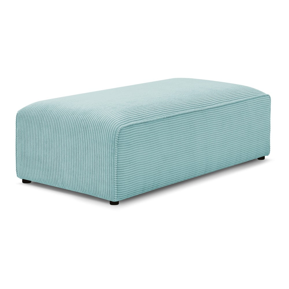 Világoskék kordbársony moduláris lábtartó Megeve – Bobochic Paris