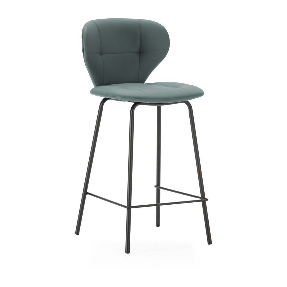 Zöld bárszék szett 2 db-os (ülésmagasság 67 cm) Maura – Marckeric