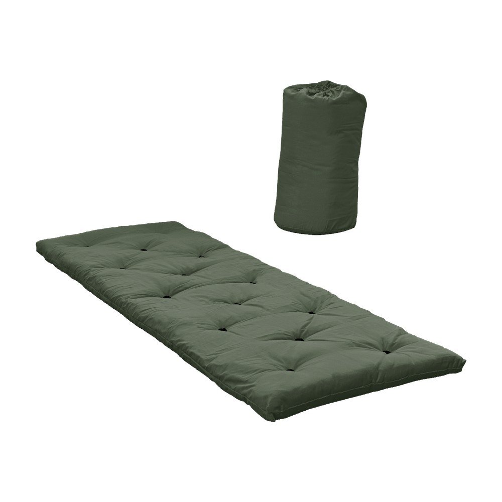 Zöld futon matrac 70x190 cm Bed In a Bag Olive – Karup Design