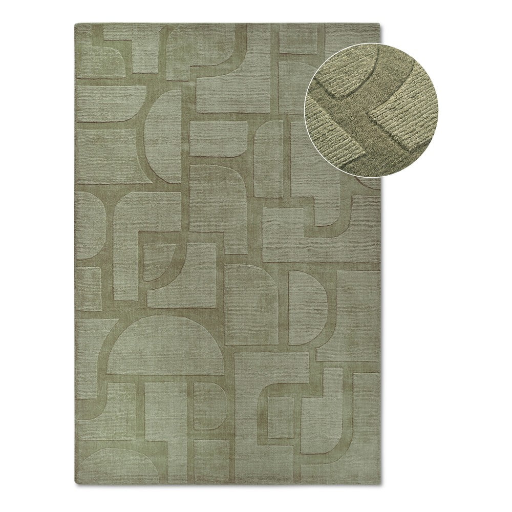Zöld kézi szövésű gyapjú szőnyeg 160x230 cm Alexis – Villeroy&Boch