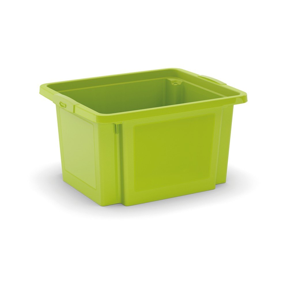 Zöld műanyag tárolódoboz 42x35x23 cm H-Box S – KIS