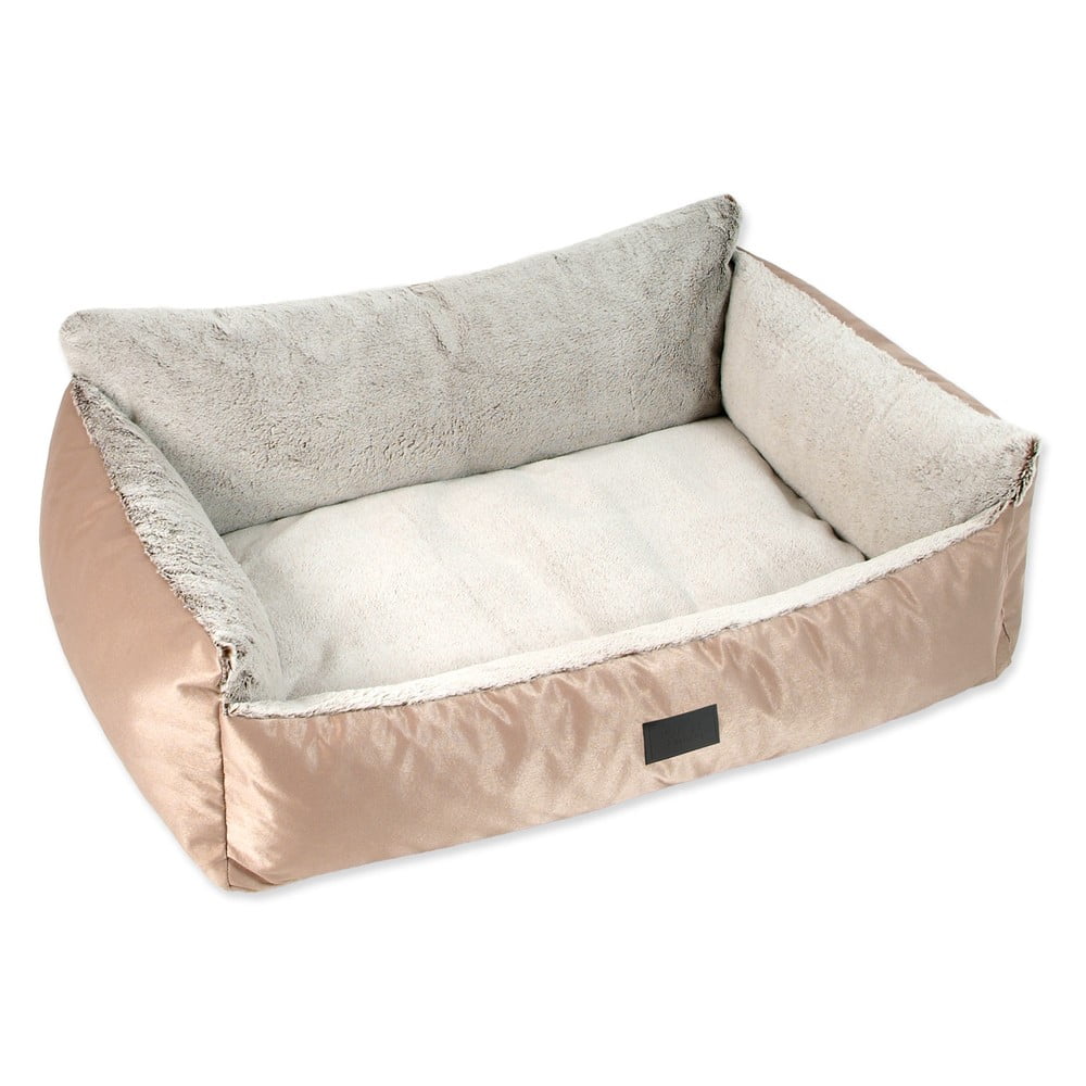 Aranyszínű fekhely kutyáknak 100x70 cm Dog Fantasy Lux Platinum – Plaček Pet Products