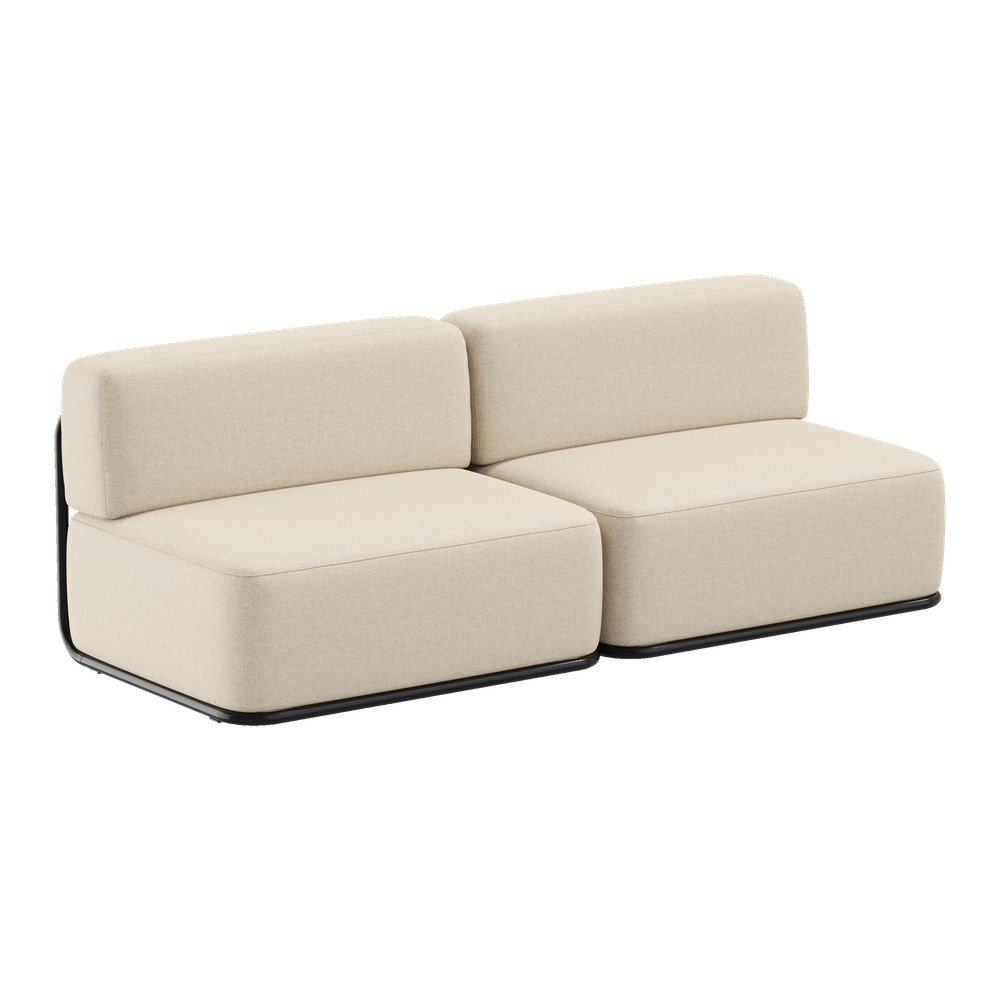 Bézs kerti moduláris kanapé 204 cm Straw – Sit Sit