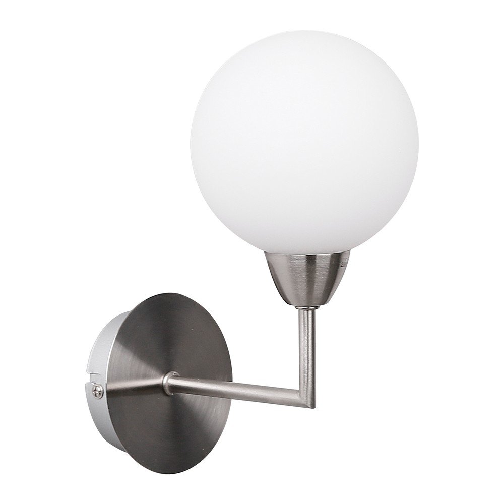 Ezüstszínű fali lámpa Logos – Candellux Lighting