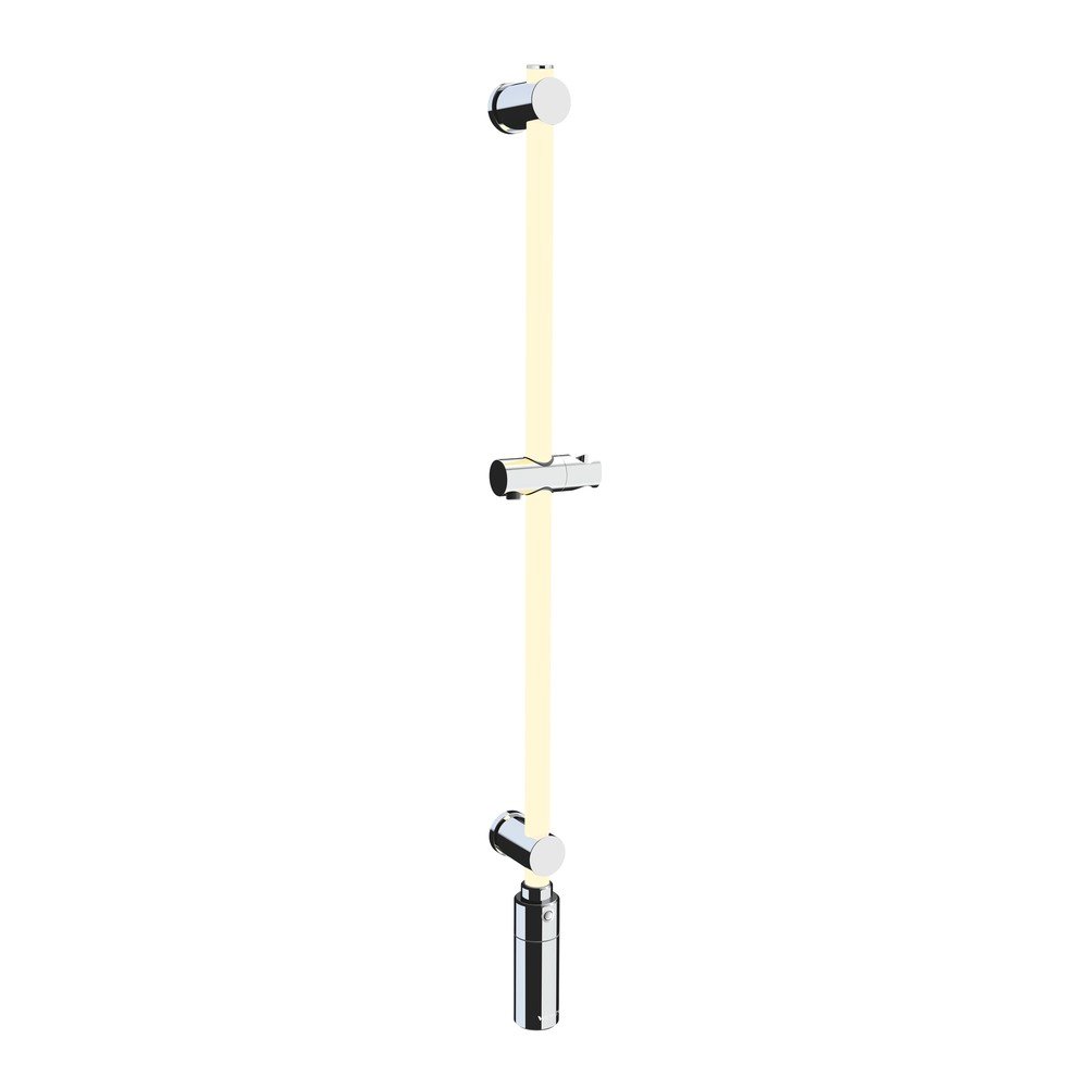 Ezüstszínű fali zuhanytartó 94 cm LED – Wenko