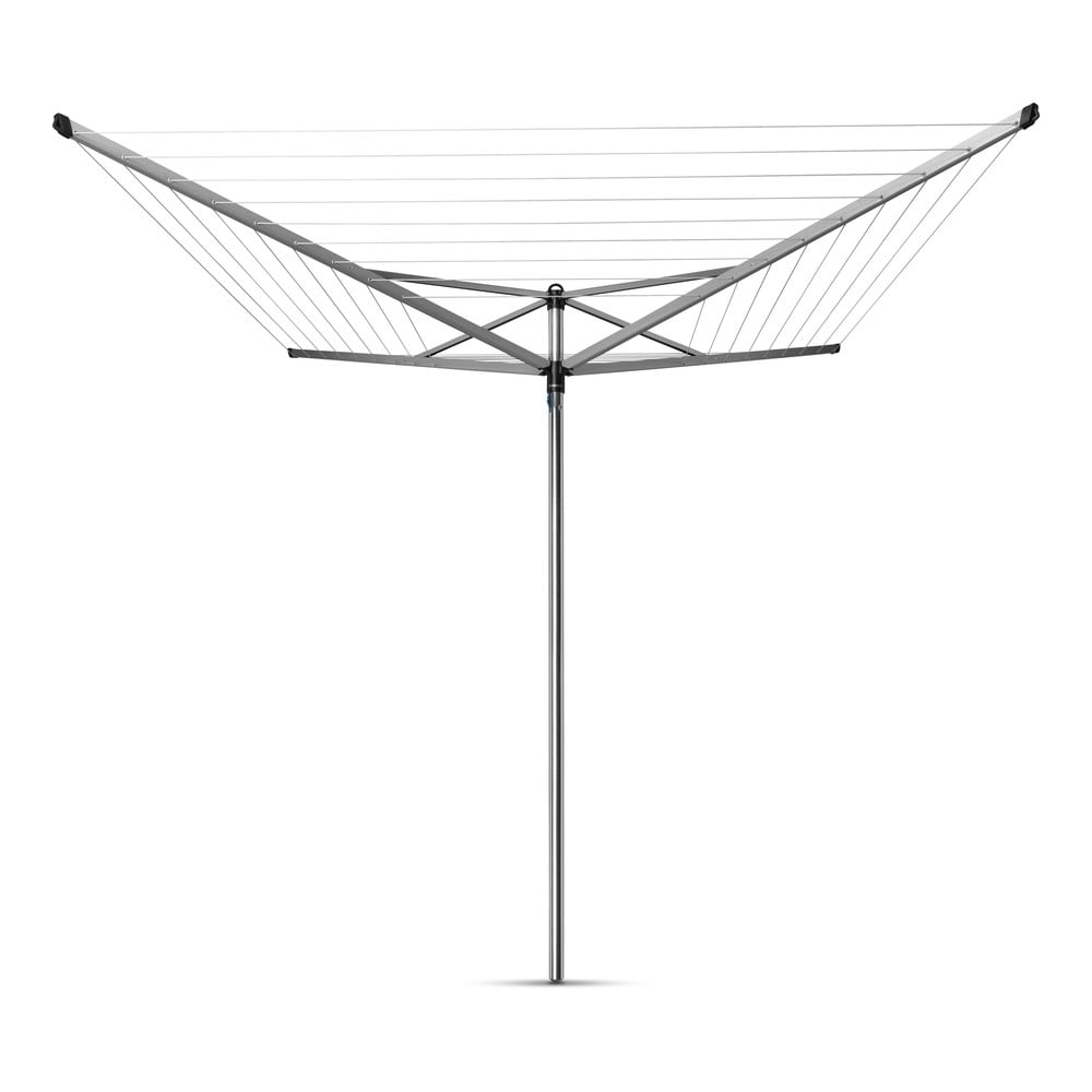 Ezüstszínű kerti ruhaszárító 50 m Topspinner – Brabantia