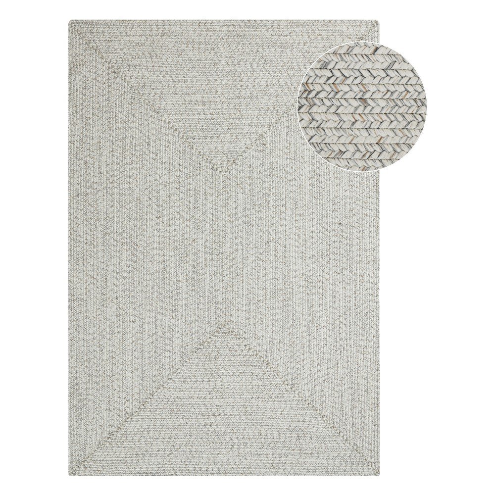 Fehér-bézs kültéri szőnyeg 170x120 cm - NORTHRUGS
