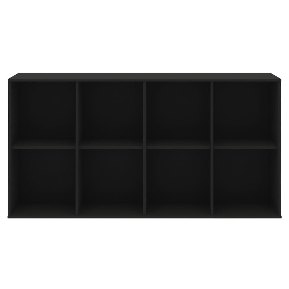 Fekete moduláris polcrendszer 136x69 cm Mistral Kubus - Hammel Furniture