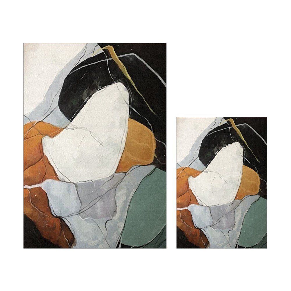 Fürdőszobai kilépő szett 2 db-os 60x100 cm Post Modern Art – Mila Home