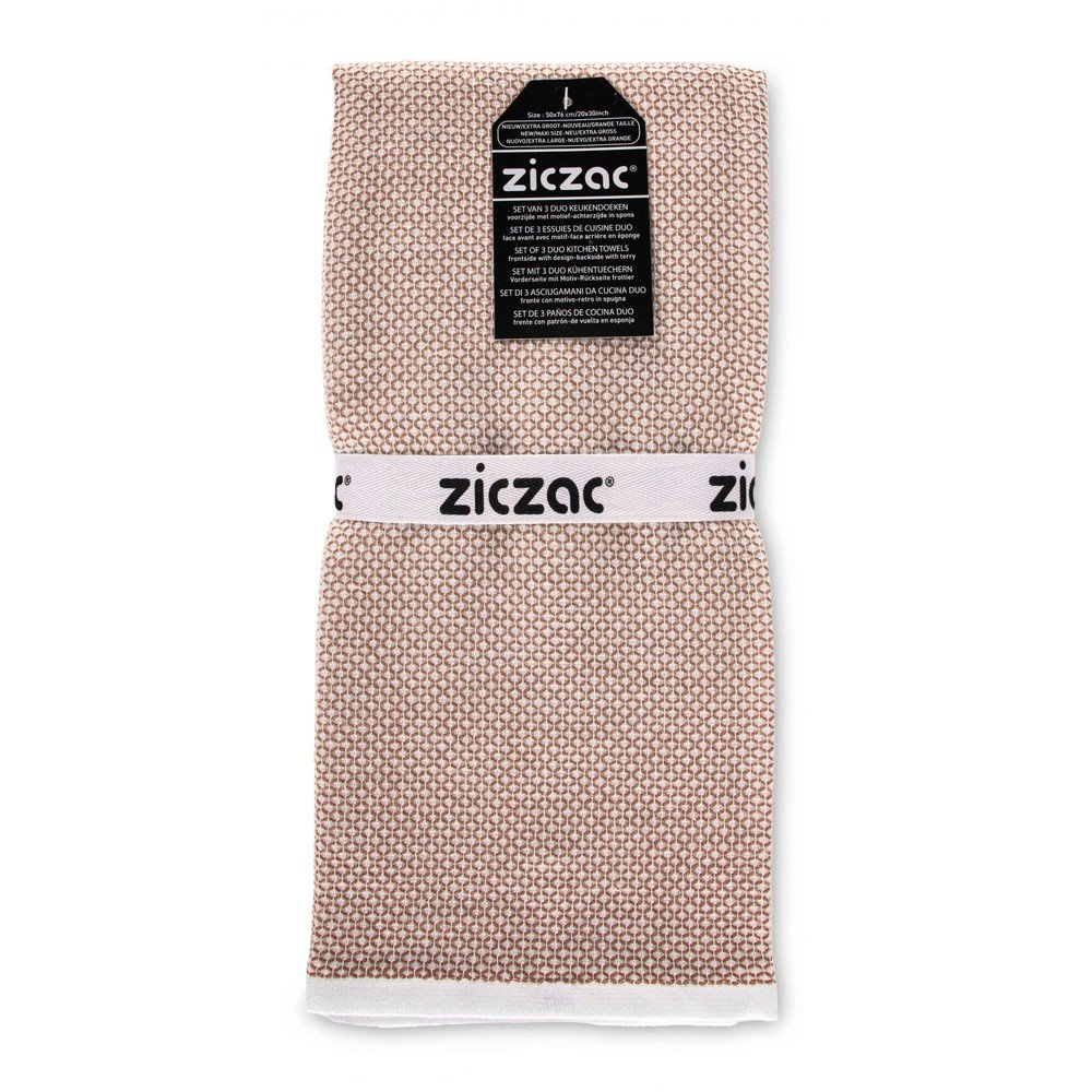 Konyharuha szett 3 db-os 50x76 cm Duo Leno – ZicZac