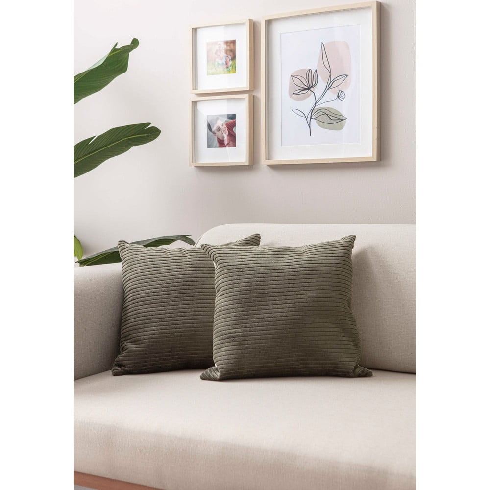 Kordbársony párnahuzat szett 2 db-os 43x43 cm – Mioli Decor
